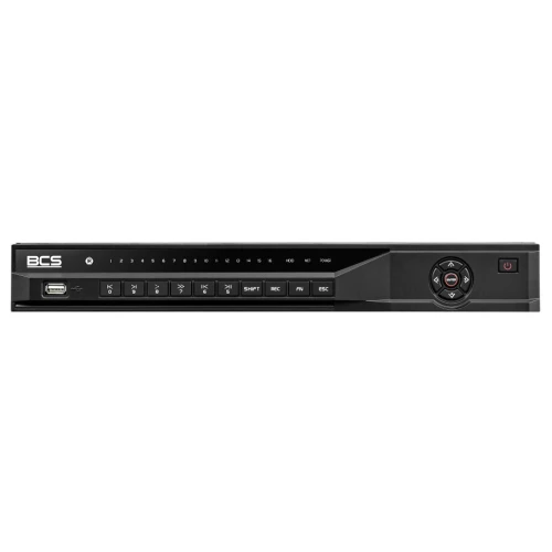 8-kanaals IP-recorder BCS-L-NVR0802-A-4KE Werkt samen met camera's met een resolutie tot 8Mpx