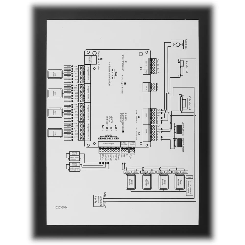 Toegangscontroller DS-K2812 Hikvision