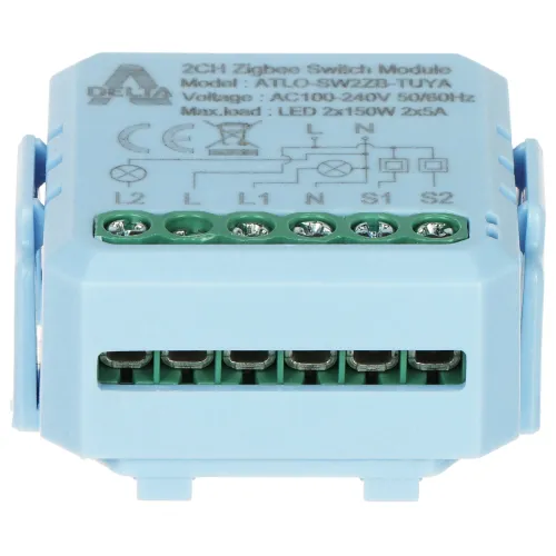 Inteligentny przełącznik ATLO-SW2ZB-TUYA ZigBee, Tuya Smart