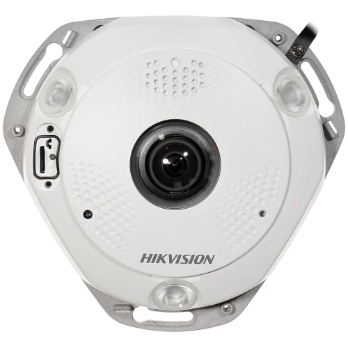 Vandalismebestendige IP-camera DS-2CD63C5G0-IVS Fish Eye Hikvision