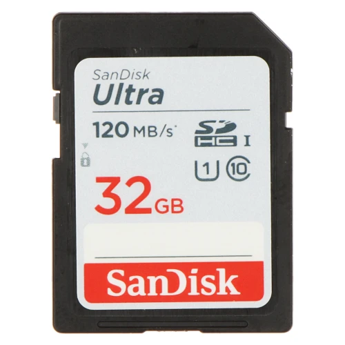 SD-geheugenkaart 10/32-SAND UHS-I, SDHC 32GB SANDISK