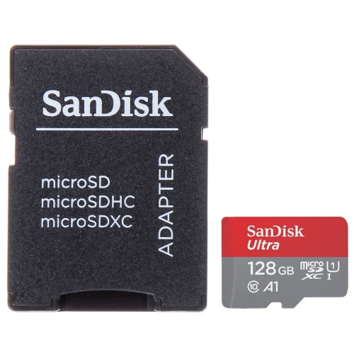 Micro SD-kaart 10/128-SAND UHS-I, SDXC 128GB Sandisk