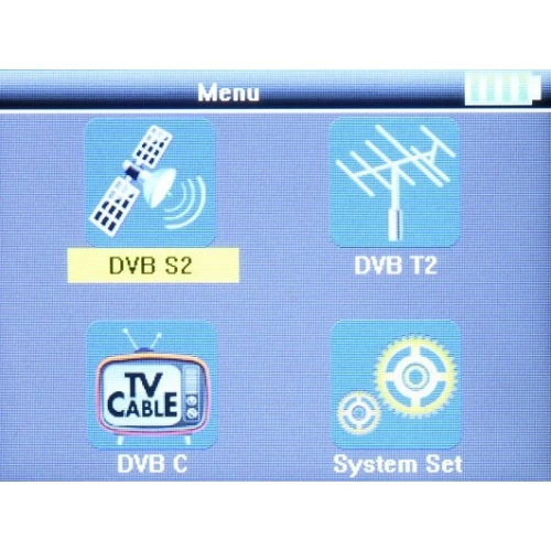 Universele meter STC-23 DVB-T/T2 DVB-S/S2 DVB-C Spacetronik