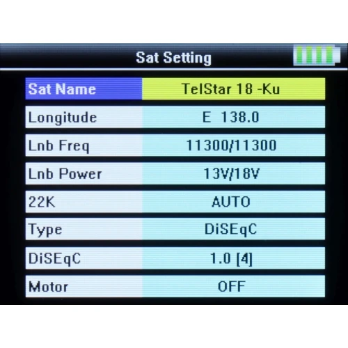 Satellietmeter S-21 DVB-S/S2/S2X Spacetronik