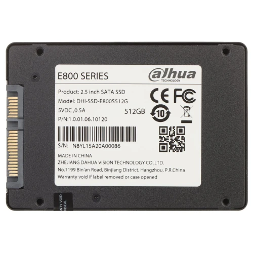 SSD-schijf SSD-E800S512G 512 GB