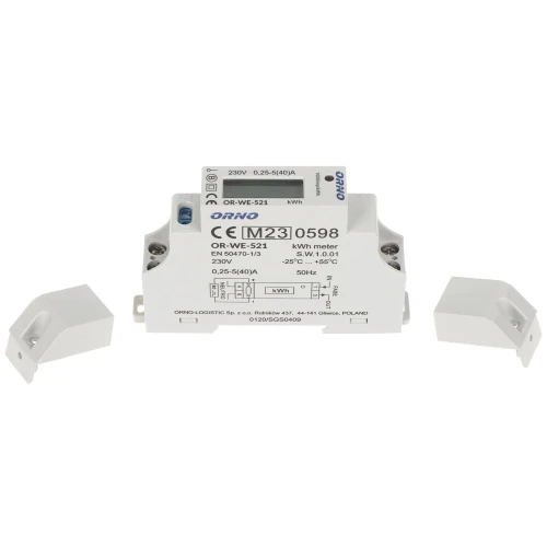 Elektriciteitsmeter OR-WE-521 Enkelfasig ORNO