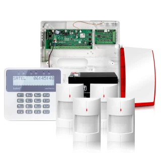 Draadloos Alarm Satel Perfecta 16-WRL 4x Sensor, LCD, App, GSM-melding