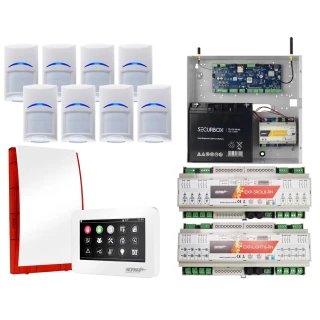 Alarm Systeem Ropam NeoGSM-IP-64, Wit, 8x Sensor, Rolluikbediening, Verlichtingsbediening, GSM-meldingen, Wifi