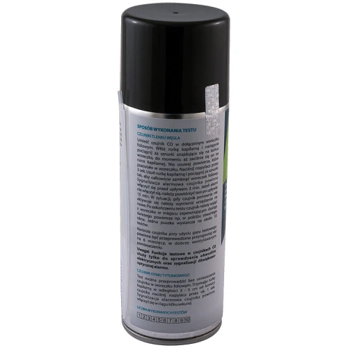 Zestaw testowy do czujników tlenku węgla CO tester AIS-GT-CODT400 składa się z puszki testowej i akcesoriów do sprawdzania detektorów CO. Produkt umożliwia szybkie i skuteczne testowanie czujników tlenku węgla w różnych urządzeniach.