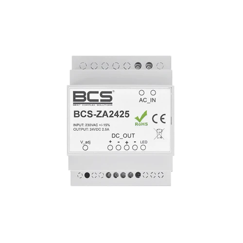 BCS-ZA2425 Voeding 24V 2,5A