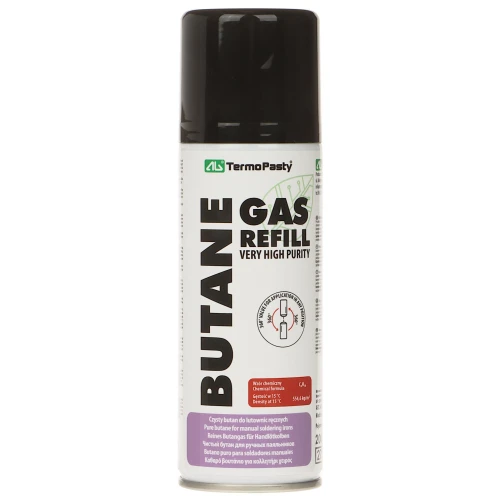 Butaan voor soldeerbouten GAS-REFILL/200 spray 200ml AG THERMOPASTES