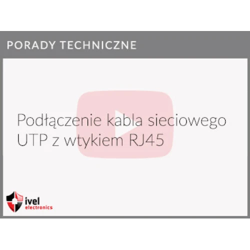 Een RJ45-stekker in een netwerkkabel steken