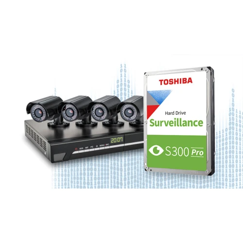 Toshiba S300 Pro Surveillance 10TB harde schijf voor bewaking