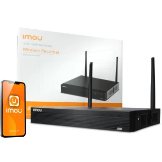 IP Recorder IMOU NVR1104HS-W Wifi voor 4 camera's'