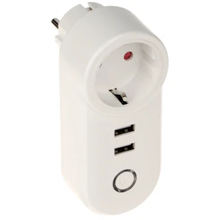 Slim stopcontact ATLO-P1U2-TUYA Wi-Fi, Tuya Smart