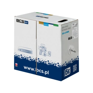 UTP installatiekabel cat. 5E, doos 305m, PVC coating BCS-B-U/UTP-CAT5E-PVC