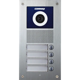 4-abonnee camera met optische aanpassing en RFID-lezer Commax DRC-4UC/RFID