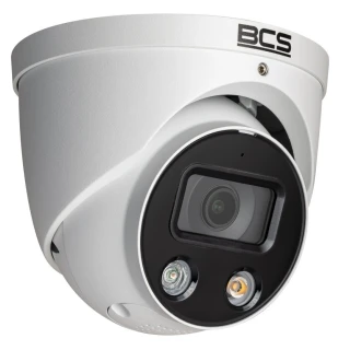 BCS-L-EIP55FCL3-AI1 IP-camera 5Mpx koepel met licht- en geluidsalarmen