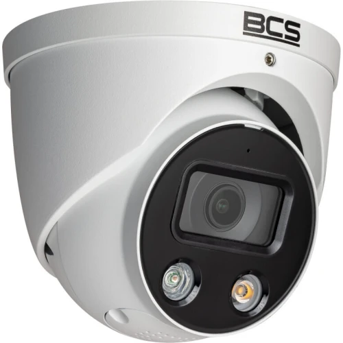 IP-camera BCS-L-EIP55FCR3L3-AI1(2) koepel 5Mpx met licht- en geluidsalarmen