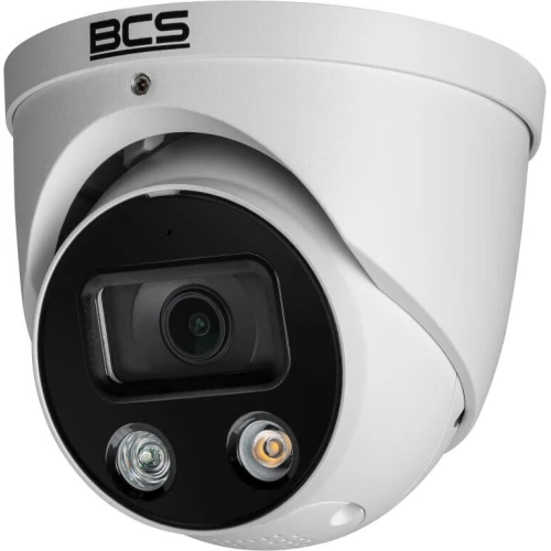 IP-camera BCS-L-EIP55FCR3L3-AI1(2) koepel 5Mpx met licht- en geluidsalarmen