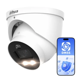 Dahua IPC-HDW3849H-AS-PV-0280B-PRO Dome IP Camera, WizColor