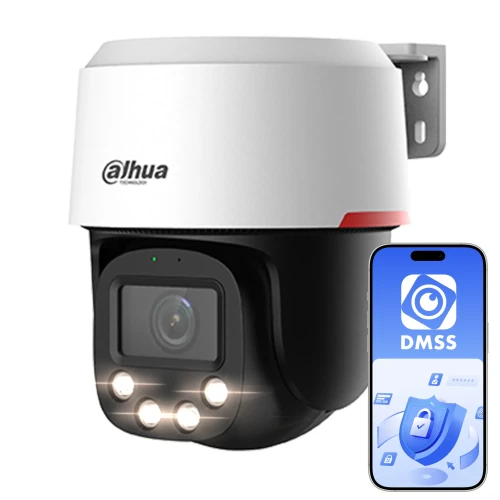 Dahua SD2C400NA-B-PV-PRO draaibare IP-camera, WizColor