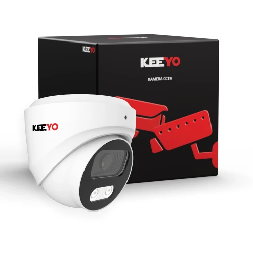 IP domecamera KEEYO LV-V-IP8M25DF-B-II 8Mpx IR 25m