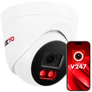 IP domecamera KEEYO LV-V-IP8M25DF-E 8Mpx, IR 25m