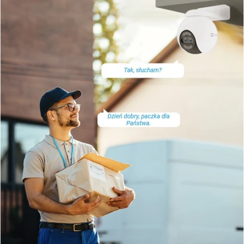 Draaibare IP Wi-Fi Camera EZVIZ H80x 4K, ColorFull