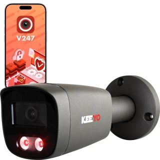 IP-buiscamera 5Mpx IR 25m KEEYO LV-V-IP5M25TF-G-II AI Audio