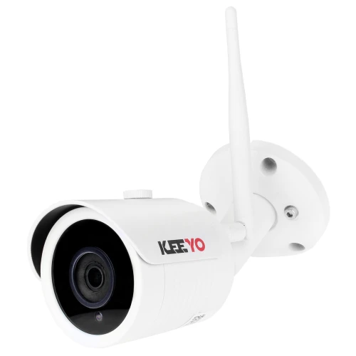 Zestaw do monitoringu Wifi Bezprzewodowy KEEYO H265+ Full HD IR 30m 1TB z 5 kamerami tubowymi zapewnia wysokiej jakości nadzór wideo. Kamery tubowe w zestawie KEEYO oferują doskonałą widoczność w nocy dzięki funkcji IR do 30 metrów.