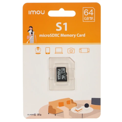 MicroSD geheugenkaart 64GB ST2-64-S1 IMOU