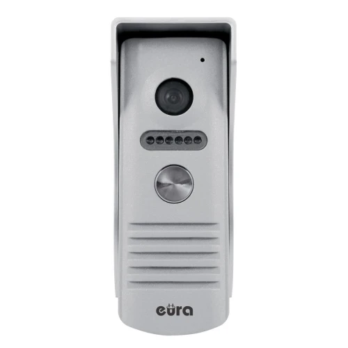 Modulaire externe cassette WIDEODOMOFON EURA VDA-13A3 EURA CONNECT eengezins, grijs, infrarood licht