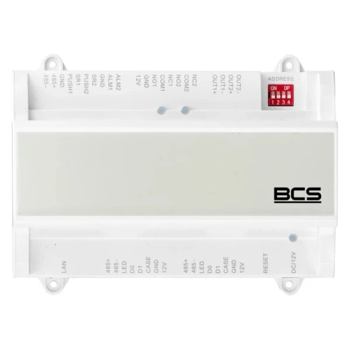 BCS-KKD-J222D BCS LINE Toegangscontroller in DIN-behuizing