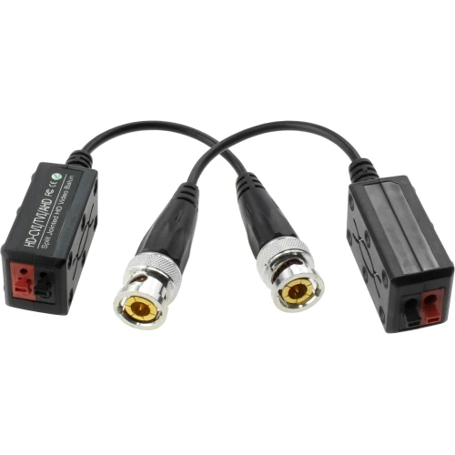 Converters voor HD-videosignaaltransmissie, 2 stuks op kabel