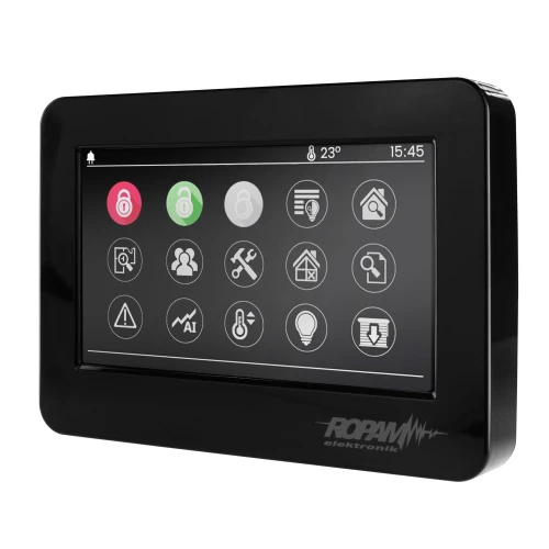 Alarm Systeem Ropam NeoGSM-IP-64 DIN, Zwart, 8x Sensor, Rolluikbediening, Verlichting, GSM-meldingen, Wifi