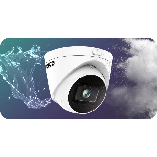 Dome Camera BCS-V-EIP14FWR3 BCS View, ip, 4Mpx, 2.8mm, poe