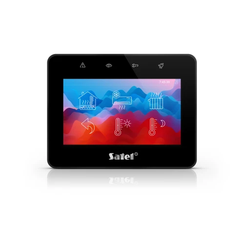 Satel Integra 32 INT-TSG2-B Alarmset met 4x Slim-Pir Sensor GSM-melding