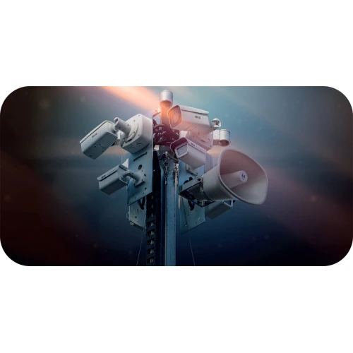 Mobiele BCS MOBILCAM P750 bewakingstoren met lichte aanhanger en zonnepanelen