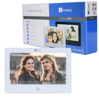 Touchscreen videodeurbel monitor F-V11-2W-B 7" WiFi en Tuya Genway