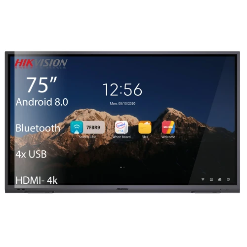 Interactieve monitor Hikvision DS-D5B75RB/A 75" 4K Android