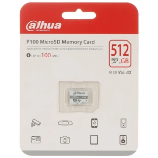 Memorykaart TF-P100/512GB microSD UHS-I, SDXC 512GB DAHUA