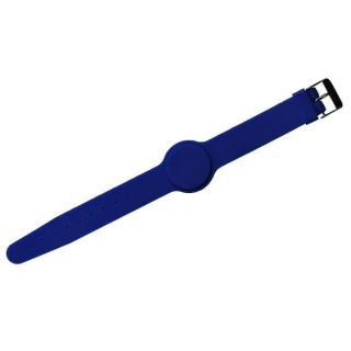 Siliconen armband WB-01BE RFID 125KHZ, blauw, met sluiting