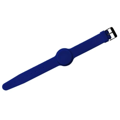 Siliconen armband WB-01BE RFID 125KHZ, blauw, met sluiting