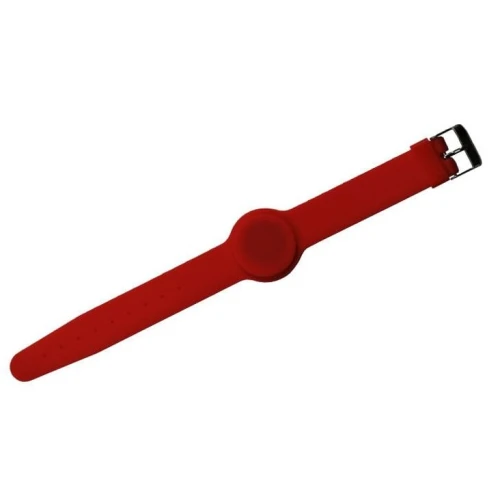 Siliconen armband WB-01RD RFID 125KHZ, rood, met sluiting