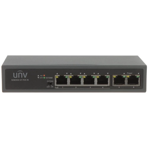 Switch POE NSW2010-6T-POE-IN 4-poorts UNIVIEW