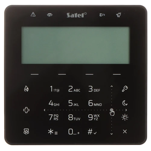 Sensorisch toetsenbord voor alarmcentrale INT-KSG2R-B SATEL