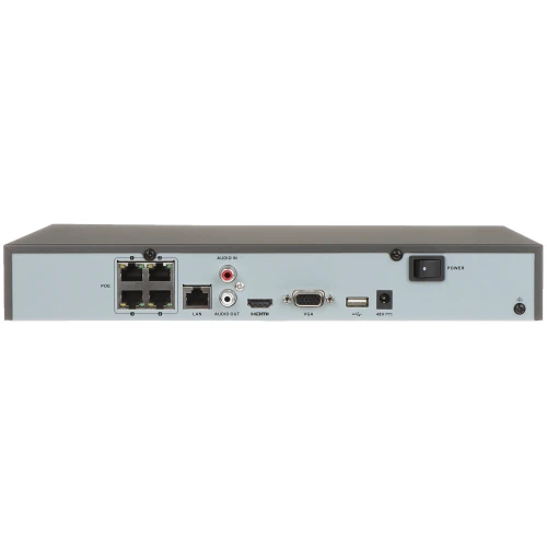 IP Recorder DS-7604NI-K1/4P(C) 4 kanalen + 4-poorts POE SWITCH Hikvision