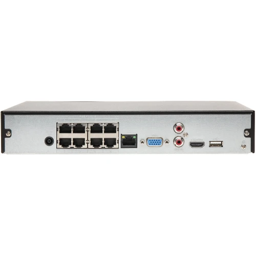 IP Recorder NVR4108HS-8P-4KS2/L 8 kanalen + 8-poorts POE switch DAHUA