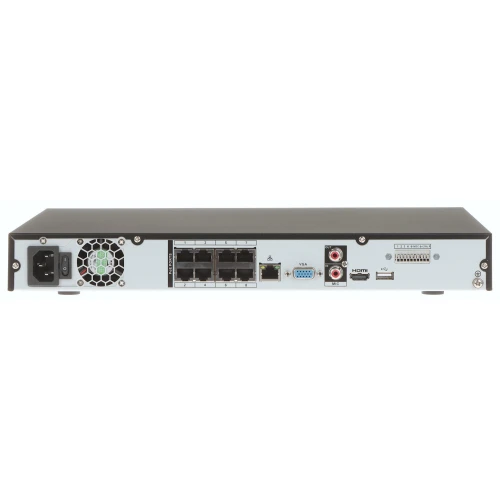 IP Recorder NVR4208-8P-4KS2/L 8 kanalen + 8-poorts POE switch DAHUA